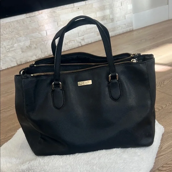 ♥️♥️ KATE SPADE Black Satchel Bag - Picture 10 of 12